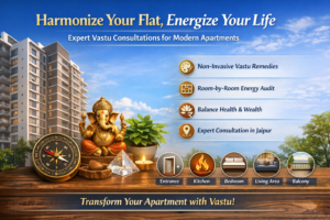 Vastu for flat consultation with modern apartment design and energy balancing elements in Jaipur